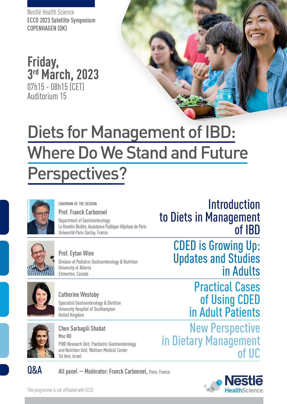 Ikke vigtigt mønster Gulerod Diets for Management of IBD: Join us in Copenhagen March 2nd -4th at ECCO |  Nestlé Health Science